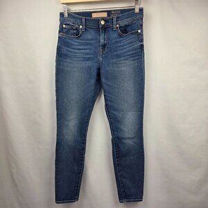7 For All Mankind Luxe Vintage Ankle Skinny Jeans Blue Denim Size 28